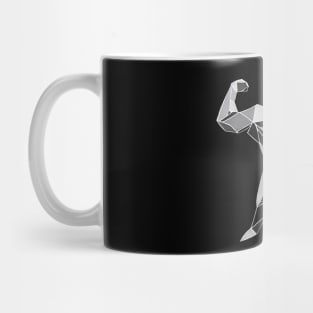 Geometric Strongman | Fitness Gym Workout T-shirt Mug